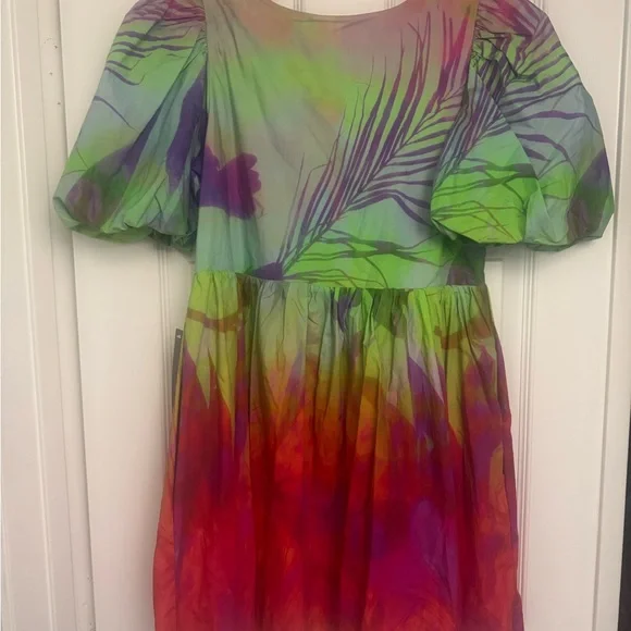 Plenty By Tracy Reese | Anthropologie Tie Dye Printed Dress Sz S NWT MSRP $248 - Picture 5 of 6